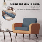 14Pcs Outdoor Cushion Covers, Patio Cushion Covers, Stretch Elastic Slipcovers - Image 5