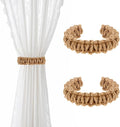 Ptwola 2 Pack Braided Curtain Tiebacks Boho Elegant Rustic Curtain Holdbacks by Unknown