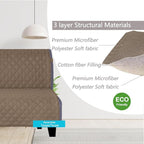 U-NICE HOME Reversible Futon Cover Sofa Slipcover Armless Furniture Protector - Image 3