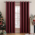 MIULEE Christmas Blackout Curtains 2 Panels, Room Darkening Thermal Insulated by MIULEE
