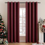 MIULEE Christmas Blackout Curtains 2 Panels, Room Darkening Thermal Insulated by MIULEE