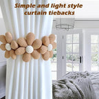 SRG Sunflower Curtain Tiebacks-2 Pack | Curtain Holdbacks - Image 2