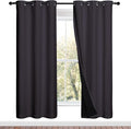 NICETOWN Full Shade Curtain Panels, Pair of Thermal Insulated & Energy by NICETOWN