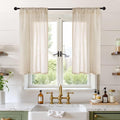 BGment Linen Natural Curtains 40 Inch Length by BGment