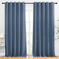 NICETOWN Stone Blue Room Divider Curtains 118 inches Long 2 Panels, Grommet by NICETOWN