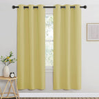 NICETOWN Paler Yellow Room Darkening Curtains by NICETOWN