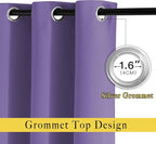 NICETOWN Bedroom Blackout Curtains Panels - Image 2