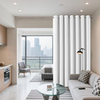 Joydeco Blackout Patio Sliding Door Curtains 108 Inches Long, Grommet Privacy - Image 2