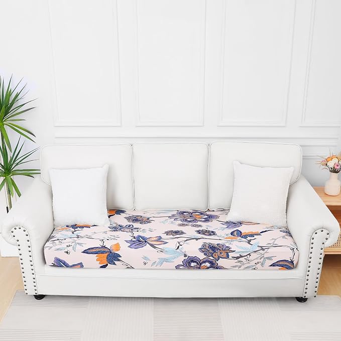 Smiry Printed Couch Cushion Covers, Stretch Soft Couch Covers by Smiry