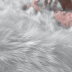 Goolela Grey Fluffy Fuzzy Furry Runner Rug 2x6 - Image 7