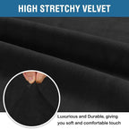 H.VERSAILTEX Stretch Velvet Loveseat Covers - Image 3