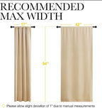 NICETOWN Kitchen Room Darkening Curtains - Image 6