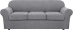 H.VERSAILTEX 4 Piece Stretch Sofa Covers by HVERSAILTEX