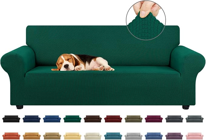 KEKUOU Stretch Sofa Cover Slipcover ，Couch Covers by KEKUOU