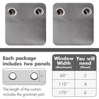 MIULEE Blackout Curtains 96 Inches Long - Image 6