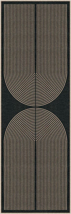 Lahome Enfys Modern Rainbow Hallway Runner Rug, 2x6 Washable Easy Jute Rugs - Image 7