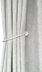 Melaluxe 4 Pack Magnetic Curtain Tiebacks, Decorative Curtain Holdbacks - Image 4
