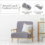 Newwiee 8Pcs Patio Cushion Covers Stretch Outdoor Cushion Cover Replacement - Image 4