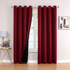 ChrisDowa 100% Blackout Curtains 80 inch Long by ChrisDowa