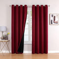 ChrisDowa 100% Blackout Curtains 90 inch Long by ChrisDowa