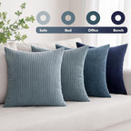 MIULEE Summer Throw Pillow Covers 24x24 Inch Set of 4 Western Neutral - Image 5
