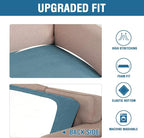 H.VERSAILTEX Super Stretch Individual Seat Cushion Covers Sofa Covers Couch - Image 6