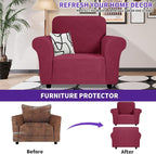 ZNSAYOTX Super Stretch Chair Slipcover, New Striped Sofa Chair Covers - Image 2
