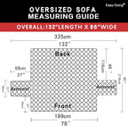 Easy-Going Reversible Oversized Couch Cover - Image 5