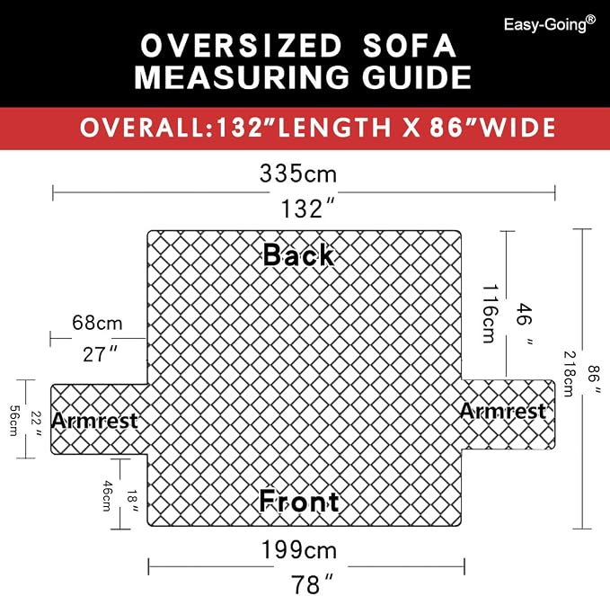 Easy-Going Reversible Oversized Couch Cover - Image 5