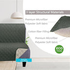 U-NICE HOME Futon Sofa Covers Reversible Sofa Slipcover Armless Cover Furniture - Image 3
