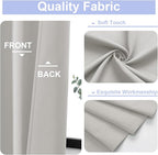 Simplebrand Ava Natural Blackout Curtains - Image 3
