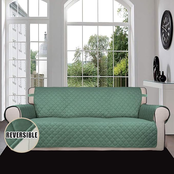 Easy-Going 4 Seater Sofa Slipcover Reversible Sofa Cover Water Resistant Couch - Image 2