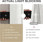 Joydeco Linen Blackout Curtains - Image 5