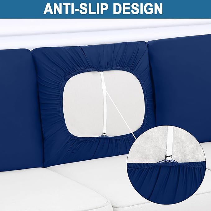 Smiry Printed Couch Cushion Covers, Stretch Soft Couch Covers - Image 4
