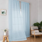 OWENIE Sheer Curtains 96 inches Long - Image 2