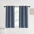 NICETOWN Stone Blue Thermal Insulated Curtains Blackout Draperies, 34 by 40 by NICETOWN