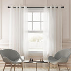 1” Diameter Curtain Rods Itself is 30 to 45 inch 2 Pack Fit 30-39 inch Window - Image 6