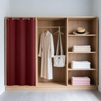 Joydeco Blackout Door Curtain for Doorway Privacy 90 Inches Long, Grommet - Image 3