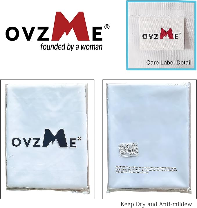 OVZME 2 Pack Ivory Sheer Curtain Panels - Image 8