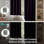 Simplebrand Ava BlackBerry Blackout Curtains - Image 6