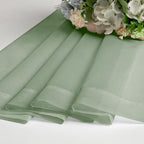 OWENIE Short Sheer Curtains 30 Inches 2 Panels Set, Kitchen Tiers Light - Image 6