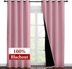 NICETOWN Total Shade Curtains and Draperies, Heavy-Duty Full Light Shading - Image 2