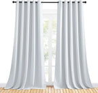 NICETOWN Room Darkening Draperies Curtains Panels, Window Treatment Thermal - Image 2