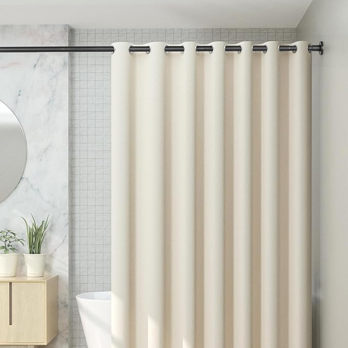 CorkLatta Black Shower Curtain Rod 31 to 68 Inch, 1 Inch Diameter Adjustable - Image 7