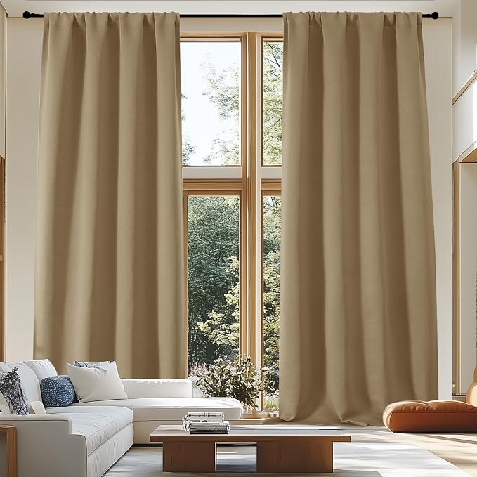 Simplebrand Blackout Extra 10ft Curtains by Simplebrand