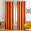 MIULEE 72" Long Room Darkening Curtains Thermal Insulated Drapes Solid Window by MIULEE