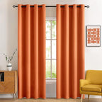 MIULEE 72" Long Room Darkening Curtains Thermal Insulated Drapes Solid Window by MIULEE