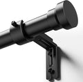 YaFex Curtain Rods 32-58 Inch, Heavy Duty 1 Inch Adjustable Curtain Rod by YaFex