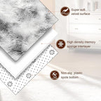 TWINNIS Super Soft Shaggy Rugs Fluffy Carpets 5x7 Feet, Indoor Modern Plush - Image 2