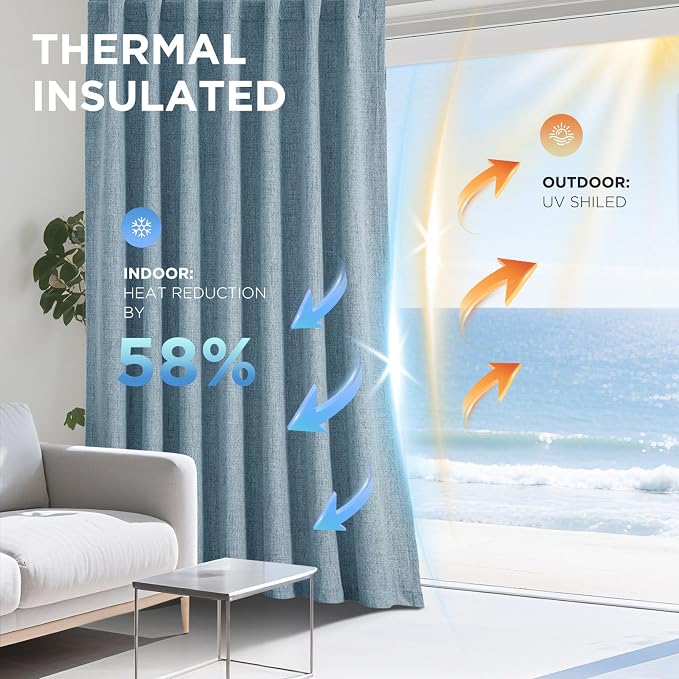 Joydeco Blackout Curtains for Bedroom - Image 4